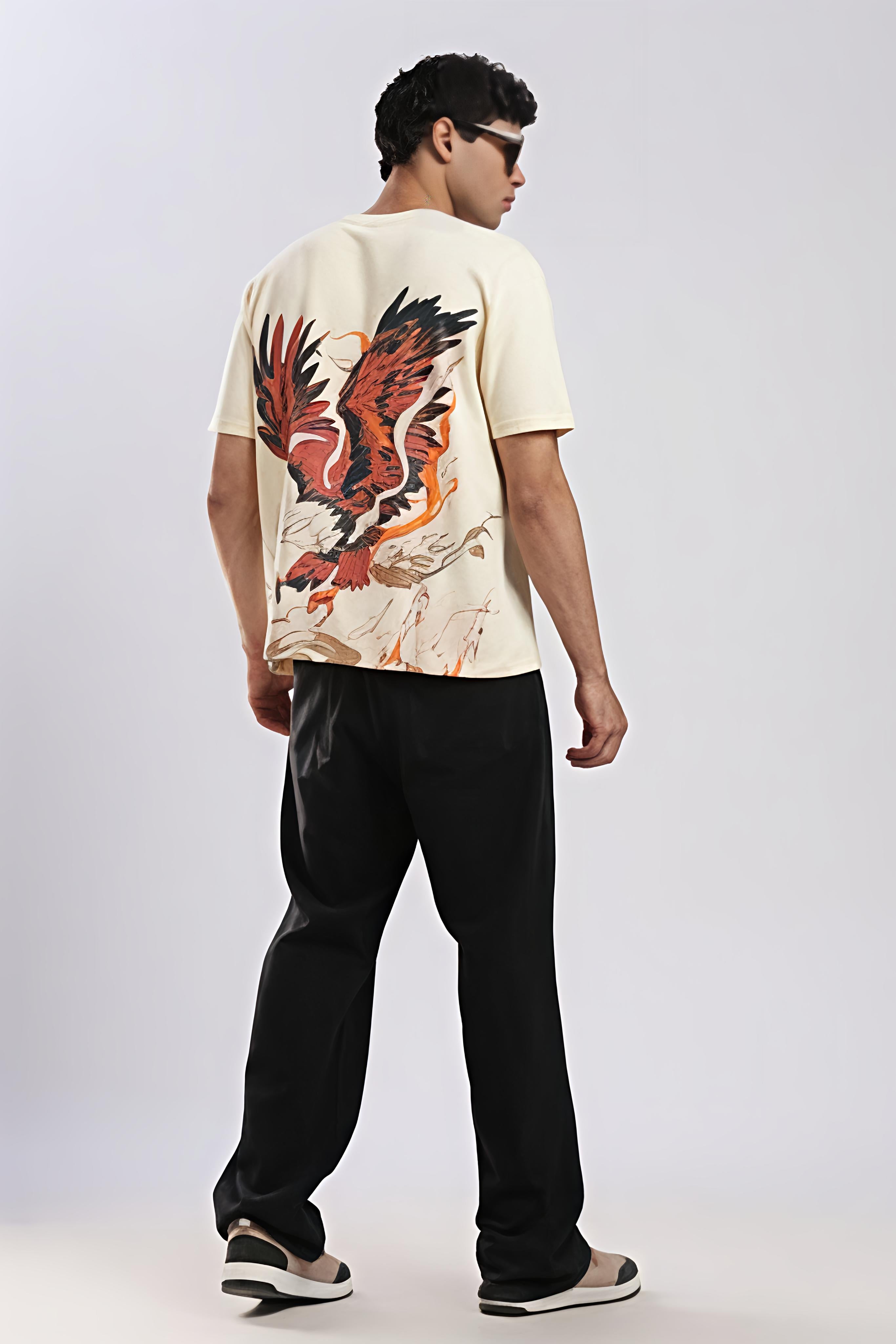 Phoenix Wings Oversized T-Shirt