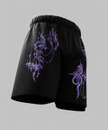 Nightshade Cyberpunk Graphic Shorts - Relaxed Fit